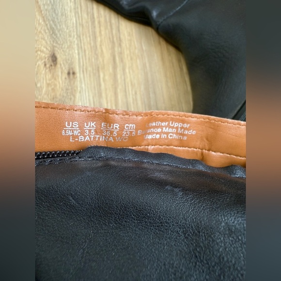 Franco Sarto Women's Black Battina Knee High Boot Wide Calf Size 6.5 LNC - Picture 6 of 7